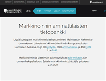 Tablet Screenshot of mainostajanhakemisto.fi